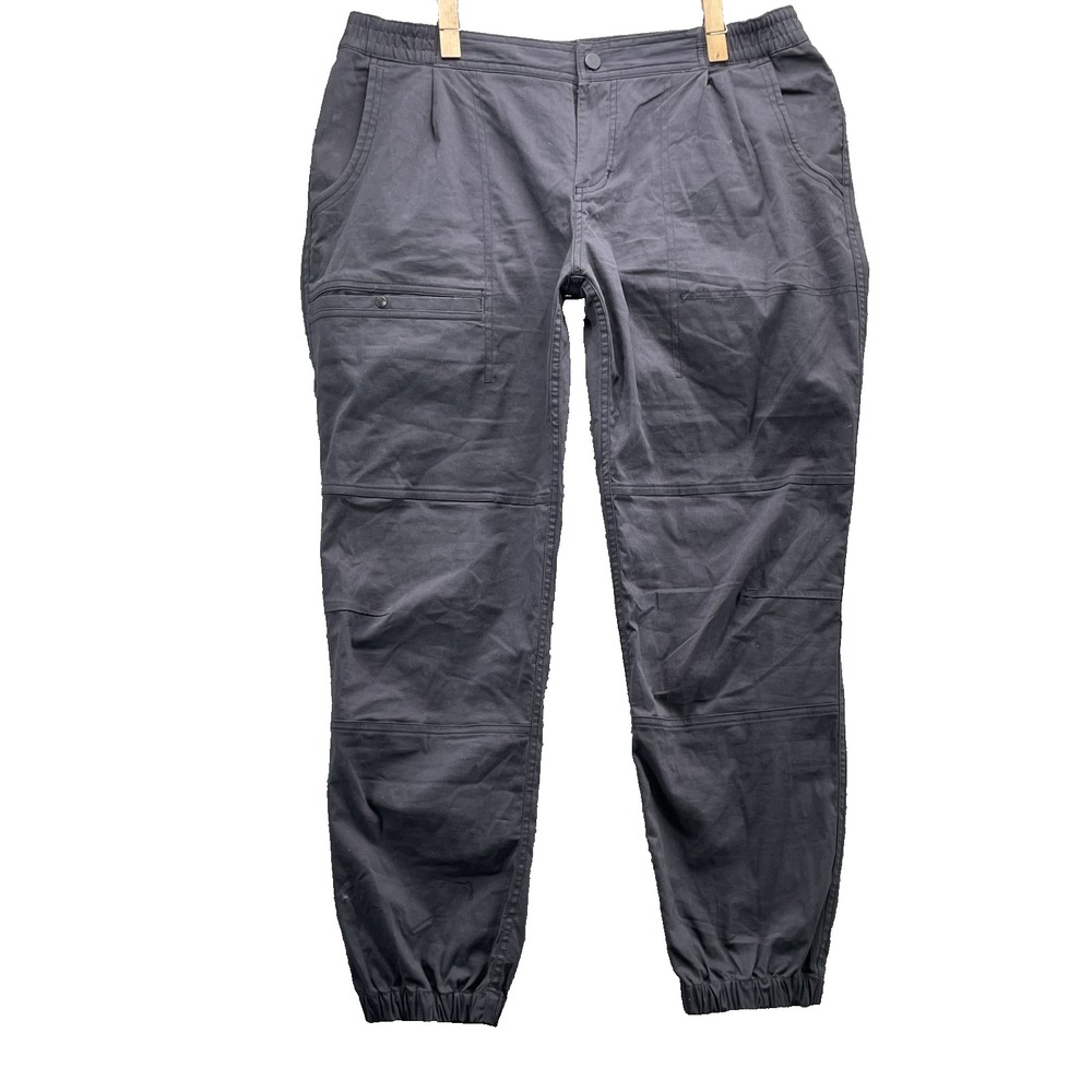 Mountain Hardwear Jogger Pants Women 35x27* Canvas Hiking Tech Camp Outdoor Work